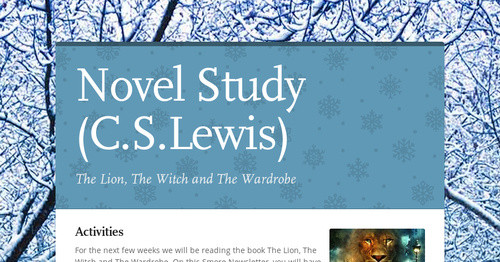 Novel Study (C.S.Lewis)