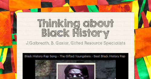 Thinking about Black History