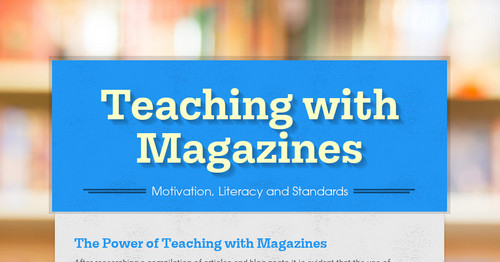 Teaching with Magazines