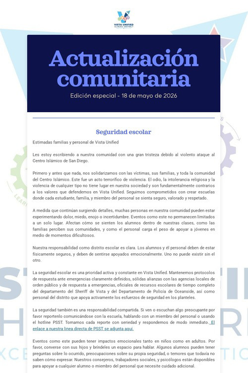 Actualización comunitaria