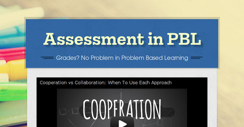 Assessment in PBL