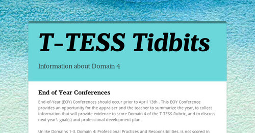 T-TESS Tidbits