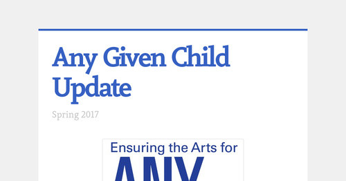 Any Given Child Update