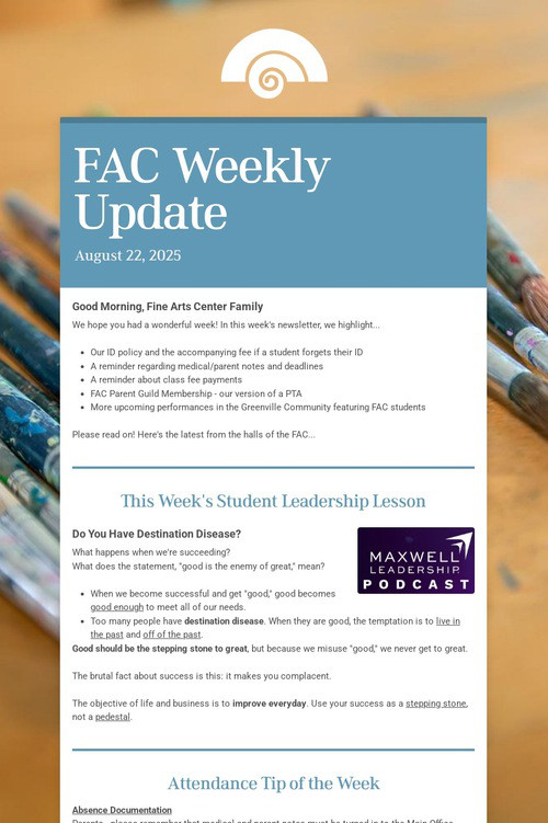 FAC Weekly Update