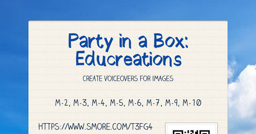 Party in a Box: Educreations