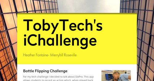 TobyTech's iChallenge