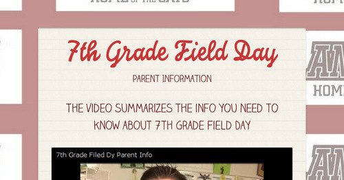 7th Grade Field Day