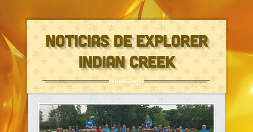 NOTICIAS DE EXPLORER INDIAN CREEK