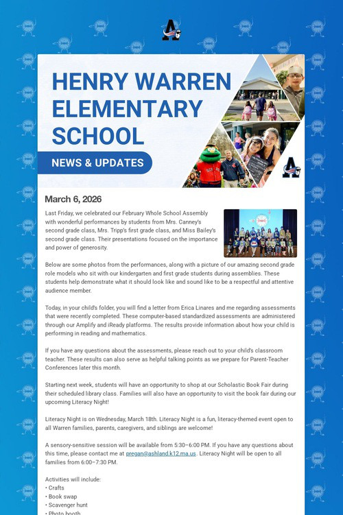 Warren School Weekly Update