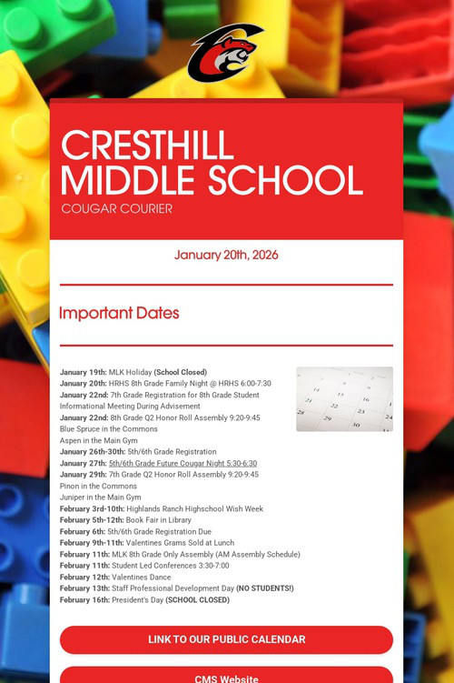CRESTHILL MIDDLE SCHOOL