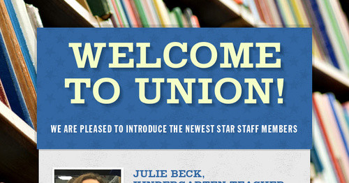 Welcome to Union!