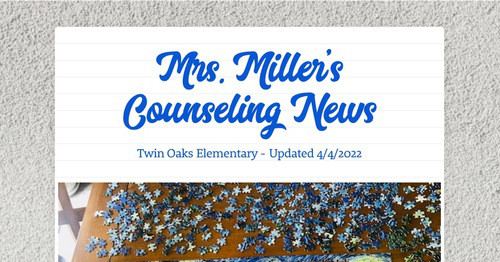 Mrs. Miller's Counseling News