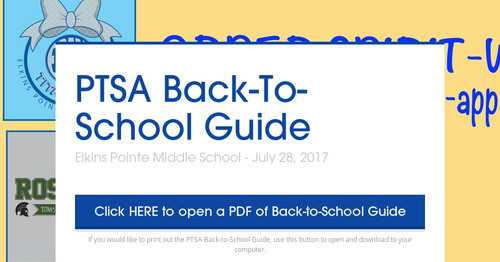PTSA Back-To-School Guide