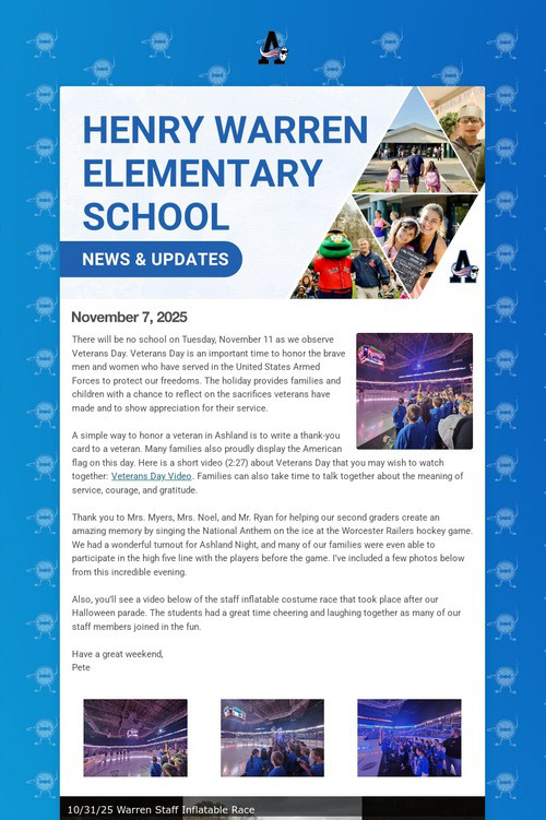 Warren School Weekly Update