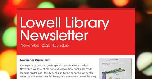 Lowell Library Newsletter