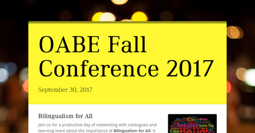 OABE Fall Conference 2017