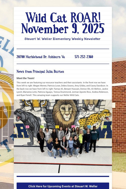 Wild Cat ROAR! November 9, 2025