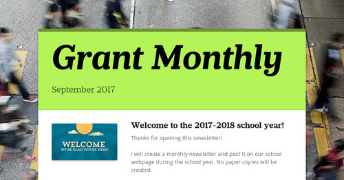 Grant Monthly