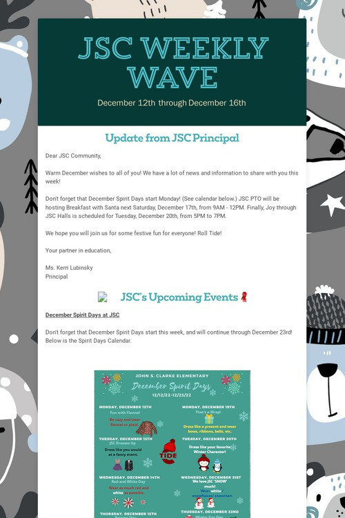 JSC Weekly Wave