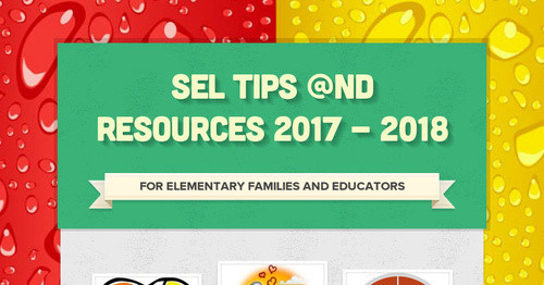 sel tips and resources 2017 - 2018