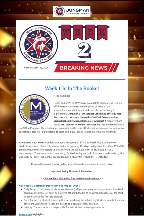 Week 2 Updates