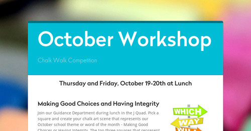 October Workshop