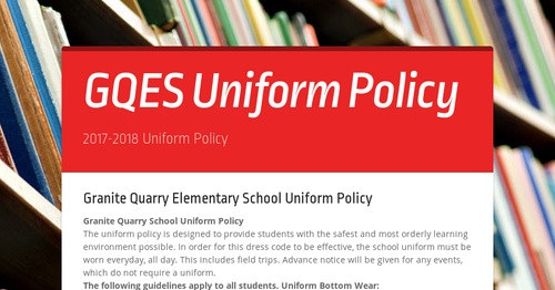 GQES Uniform Policy