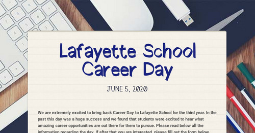 Lafayette School Career Day