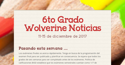 6to Grado Wolverine Noticias