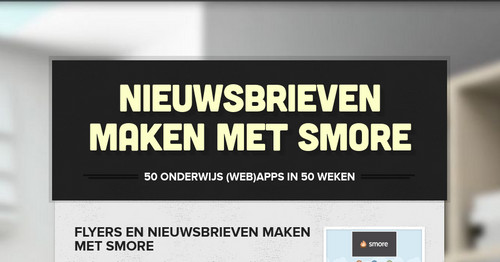 Nieuwsbrieven maken met Smore
