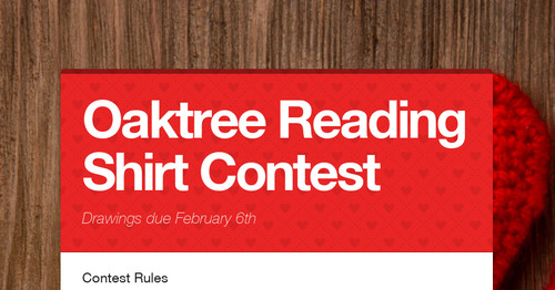 Oaktree Reading Shirt Contest