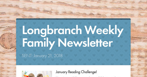 Longbranch Weekly Family Newsletter