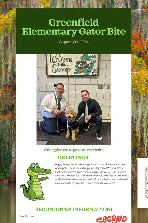 Greenfield Elementary Gator Bite