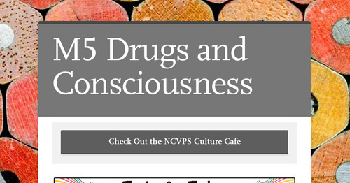 M5 Day 4 Drugs and Consciousness