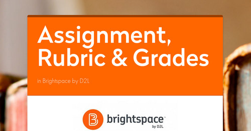 Assignment Folders & Grades