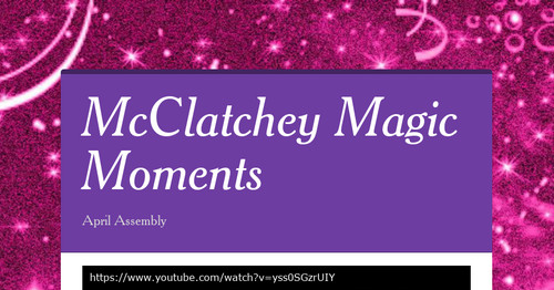 McClatchey Magic Moments