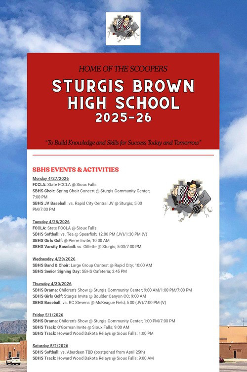 STURGIS BROWN HIGH SCHOOL