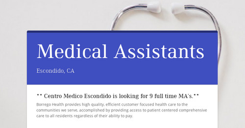 Medical Assistants