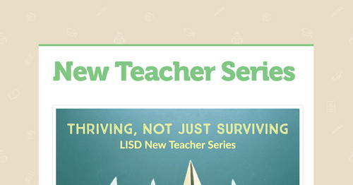 New Teacher Series