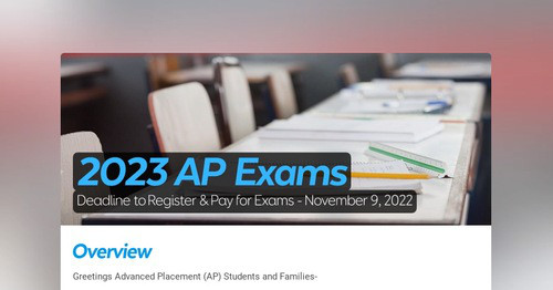 2023 AP Exams