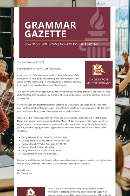 GRAMMAR GAZETTE