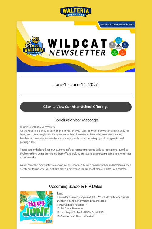 Weekly Wildcat