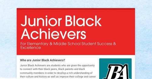 Junior Black Achievers