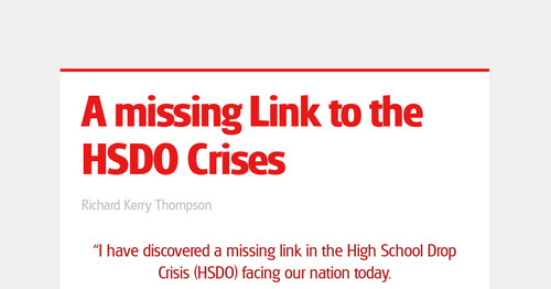 A missing Link to the HSDO Crises