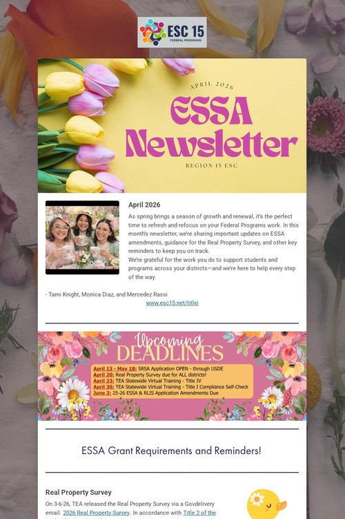 ESSA Newsletter