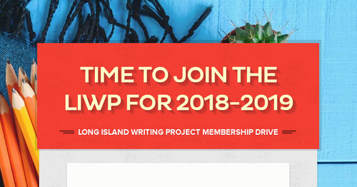 Time to Join the LIWP for 2018-2019