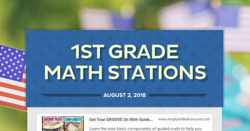 1st Grade Math Stations