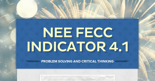 NEE FECC Indicator 4.1