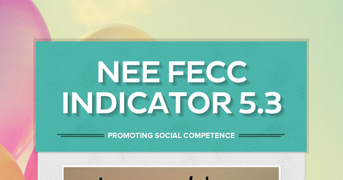 NEE FECC Indicator 5.3