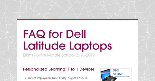 FAQ for Dell Latitude Laptops
